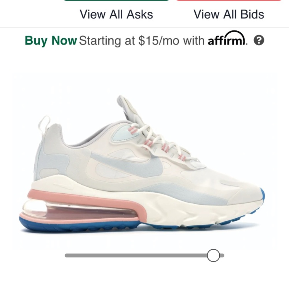 LIKE NEW! Nike Air Max 270 Reacts Summit White!!